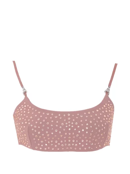 Kryształ górski top Patrizia Pepe różowy