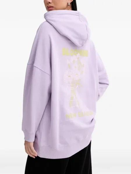 Hanorac cu glugă Marc O'polo cu model floral violet