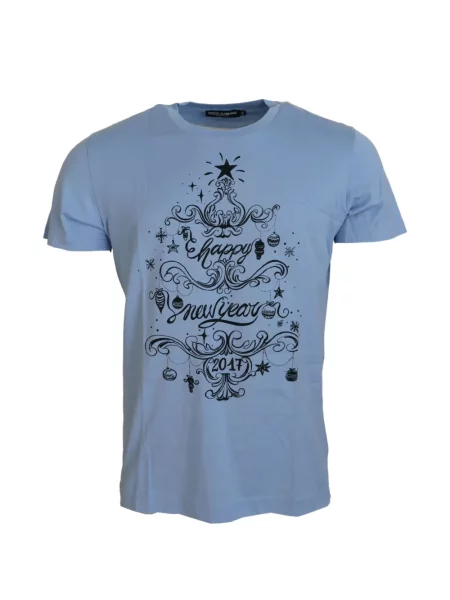 Tricou Dolce & Gabbana cu imagine albastru