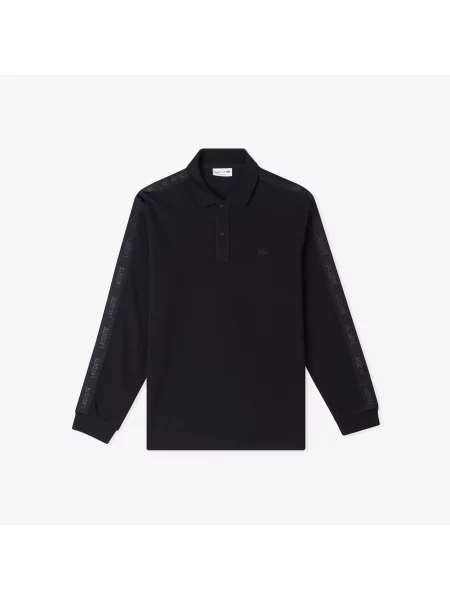 Поло Lacoste черное