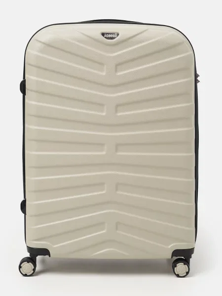 Чемодан Ricco Grande бежевый