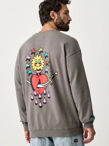 Hurley hanorac oversized pentru bărbați din Etam Sun gri