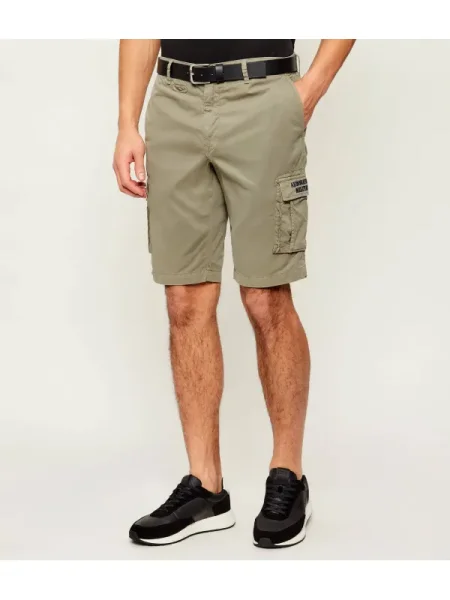Aeronautica Militare Pantaloni Scurți | kaki