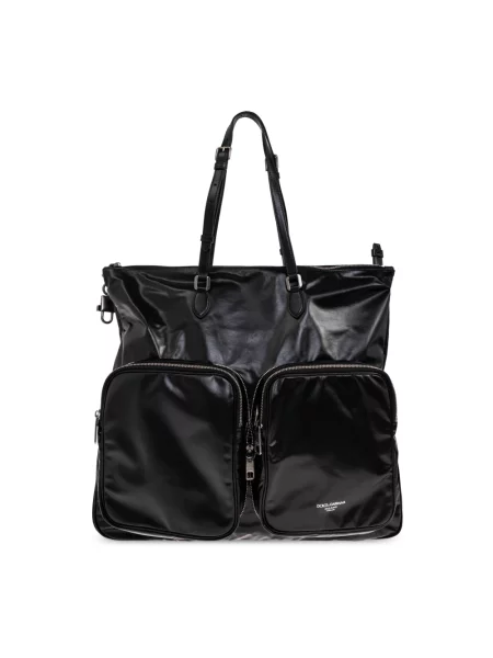 Torba Dolce And Gabbana skórzana czarna