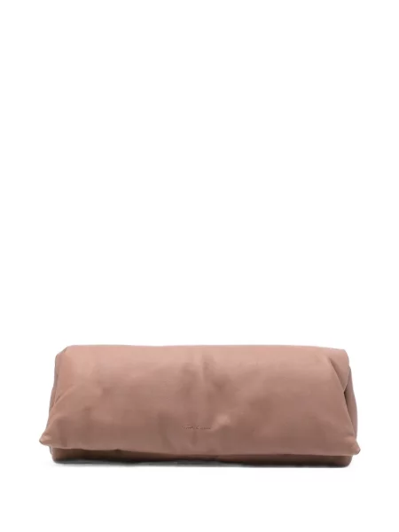 Geantă plic Rick Owens din piele maro