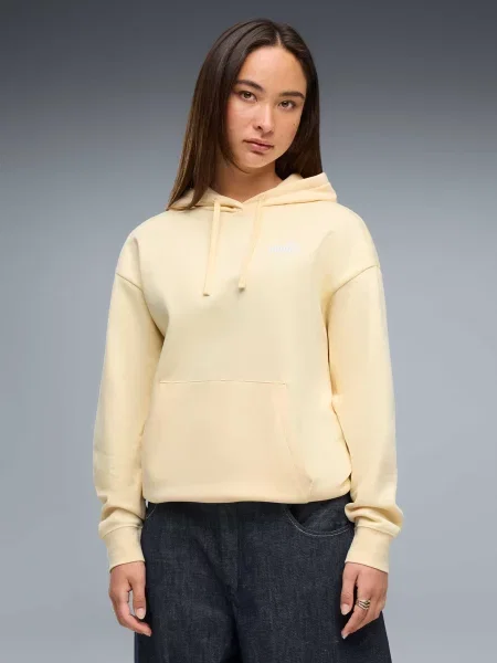 Худи Puma с лого желтое