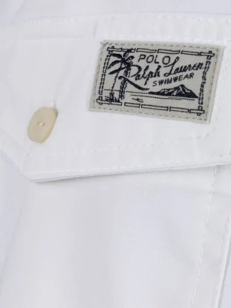 Slip de baie Polo Ralph Lauren cu cordon alb