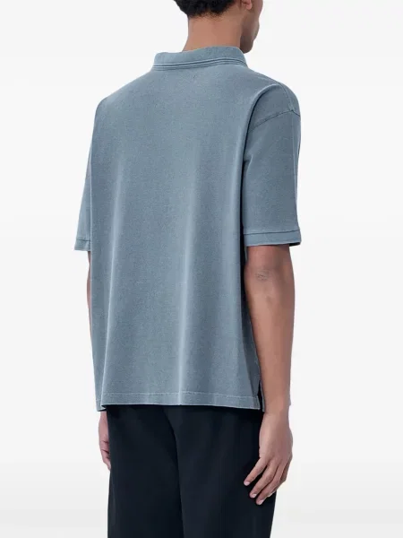 Scurt tricou polo Gallery Dept. gri