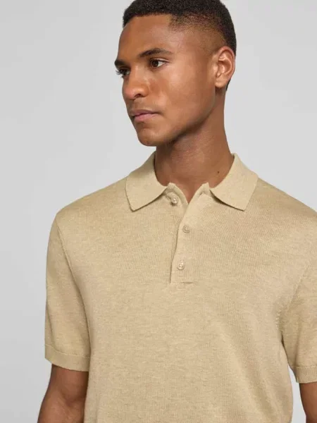 Koszulka polo o kroju regular fit z listwą guzikową model BELLS' Casual Friday