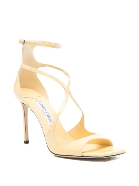 Sandale Jimmy Choo din piele galben