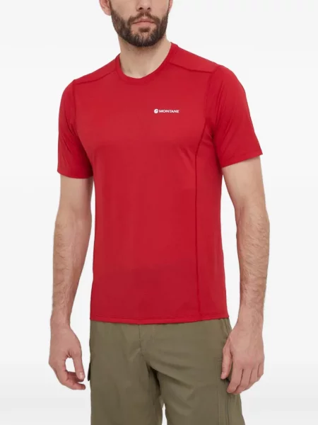 Tricou Montane cu imagine roșu