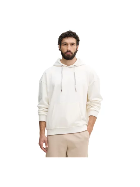 Bluza z kapturem Guess z kapturem biała