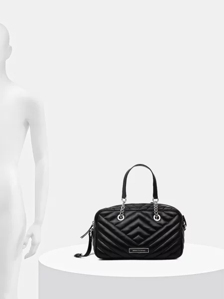 Armani Exchange táska női műbőr fekete