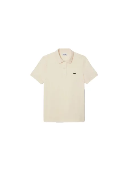 Koszulka polo o kroju slim fit z naszywką z logo model ‘PIQUE’ Lacoste białe
