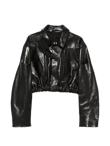 Decupat geanta de piele Rick Owens negru