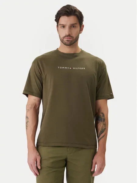 T-shirt o kroju regular fit z czystej bawełny Tommy Hilfiger