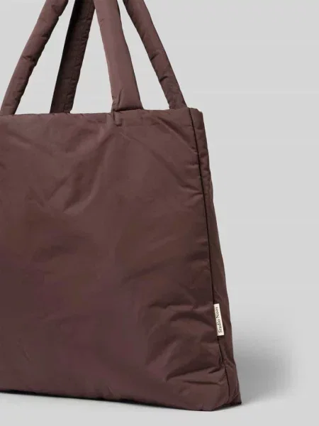 Torba typu tote bag z naszywką z logo model „Puffy” Studio Noos