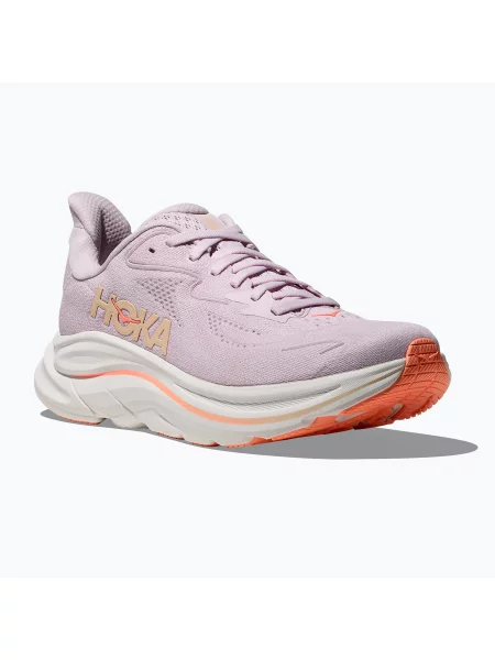 Încălțăminte de alergare pentru femei HOKA Clifton 10 lilac cream/tangerine glow