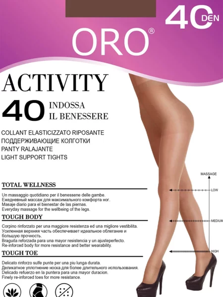 Колготы Oro черные