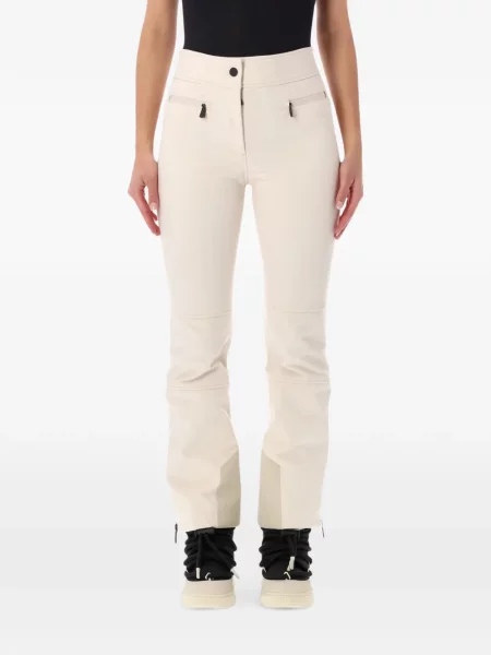 Spodnie narciarskie Moncler Grenoble z logo białe