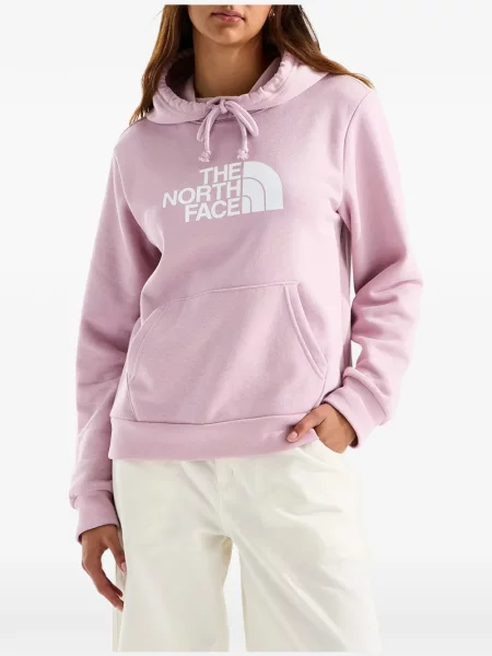 Суичър с качулка The North Face розово