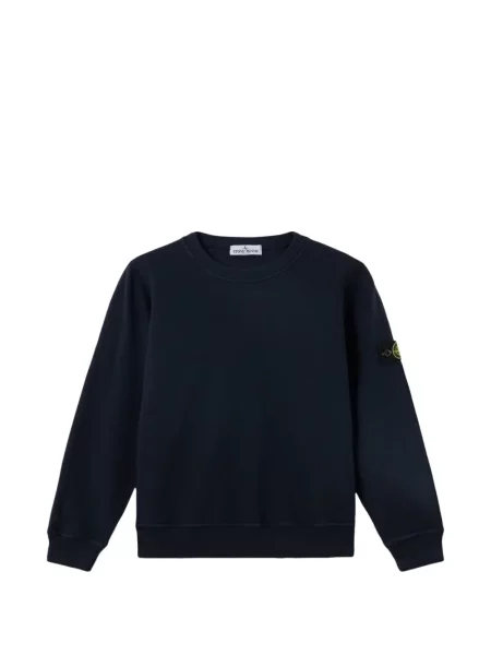Sweter dziecięcy Stone Island czarny