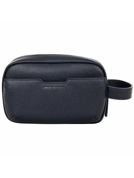 ARMANI EXCHANGE Toaletní taška noční modrá