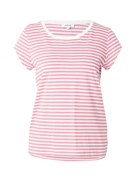 S.Oliver Tricou corai alb