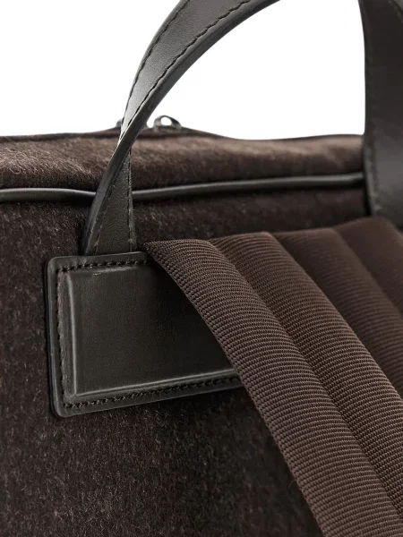 Rucsac Paul & Shark din piele maro
