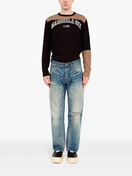 Blugi Mm6 Maison Margiela cu 5 buzunare albastru