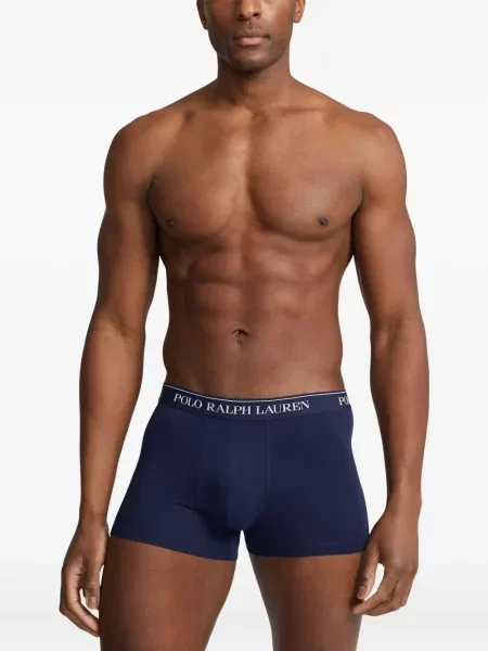 Prugasta pletena polo majica Polo Ralph Lauren s vezom crna