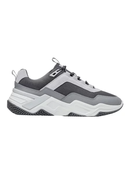 Sneakersy Mallet London skórzane szare