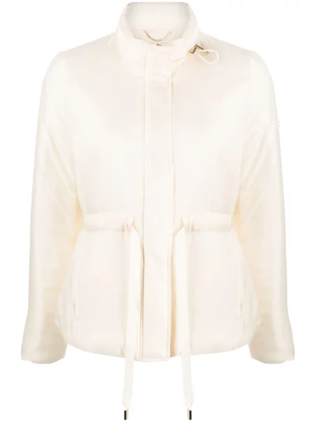 Кожени панталон Michael Michael Kors с пера изрязани жълто