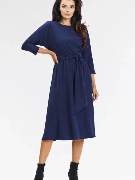 Sukienka Awama garniturowa niebieska