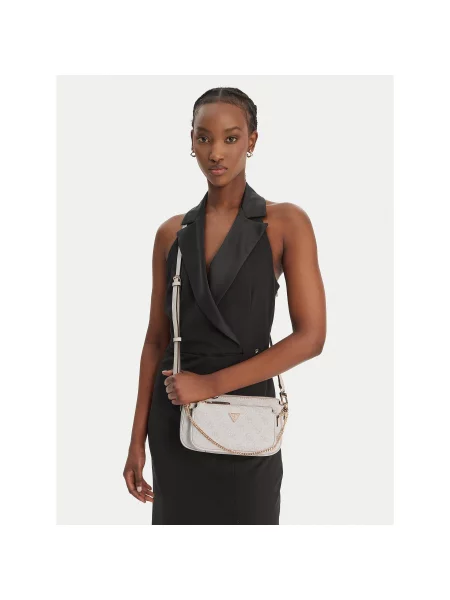 Kabelka Guess Noelle II Mini Krémová biela
