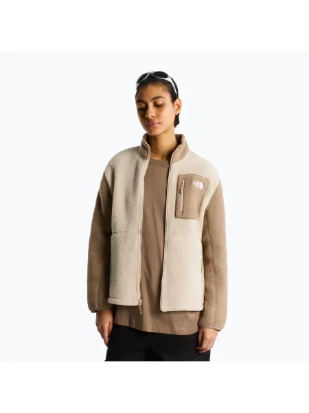 Bluză fleece pentru femei The North Face Yumiori Full Zip timeless taupe