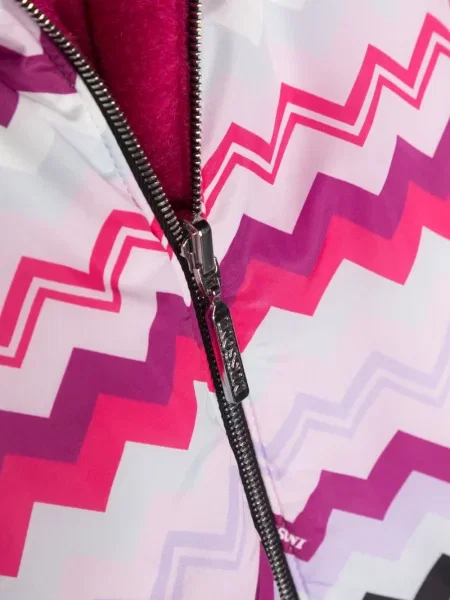 Kurtka dziecięca Missoni różowa