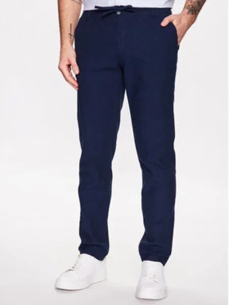 Lindbergh Kalhoty z materiálu Tapered Fit modrá