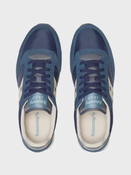 Замшевые кроссовки Saucony Jazz синие