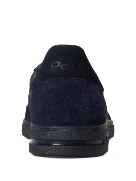 Μάλλινος καρό κασκόλ Polo Ralph Lauren με αυτόγραφο μπλε
