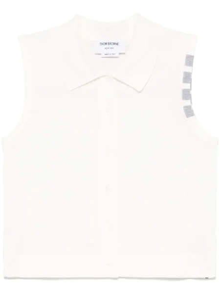 Vestă Thom Browne alb