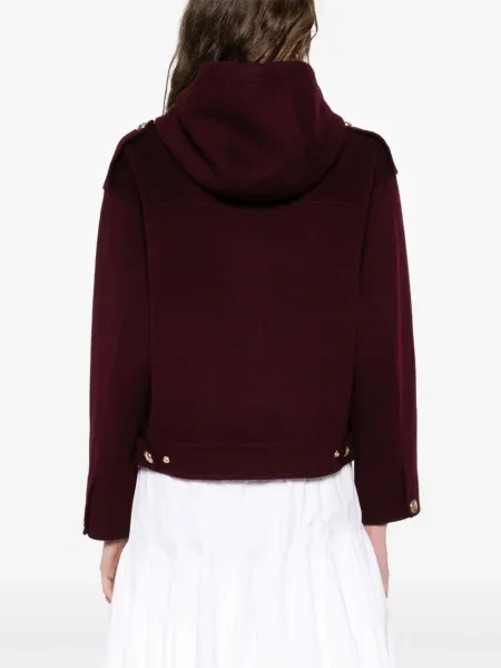 Geacă Sandro de lână roșu