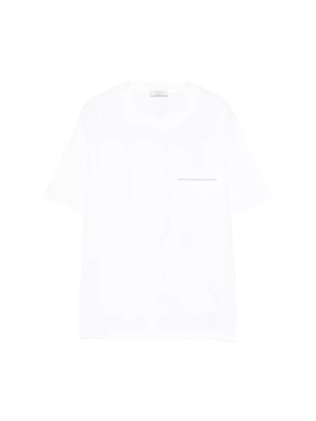 Koszulka Peserico z dżerseju biała