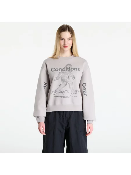 Polar Nike polarowy z okrągłym dekoltem biały