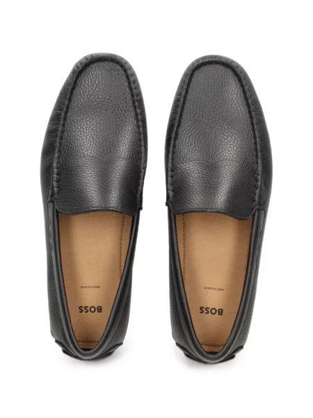 Pantofi loafer Boss din piele negru