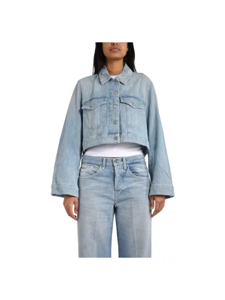 Kurtka jeansowa Dondup niebieska