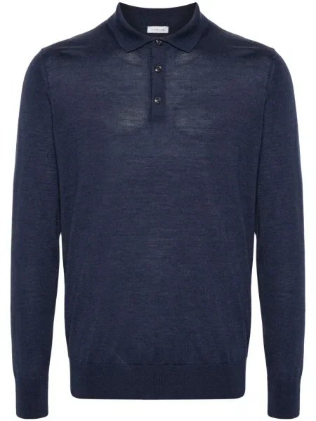 Polo Caruso tricotate albastru