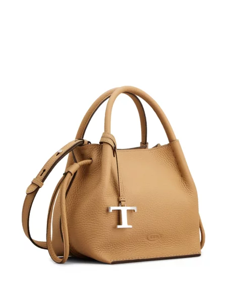 Geanta de piele Tod's din piele maro