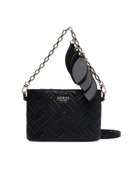 Guess Ročna torba Sally Mini črna