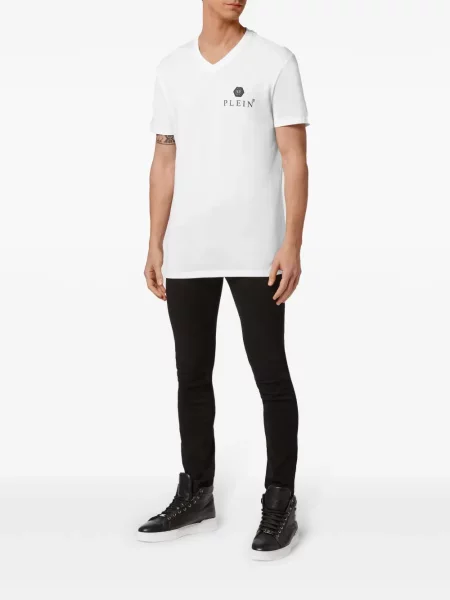 Tricou Philipp Plein alb